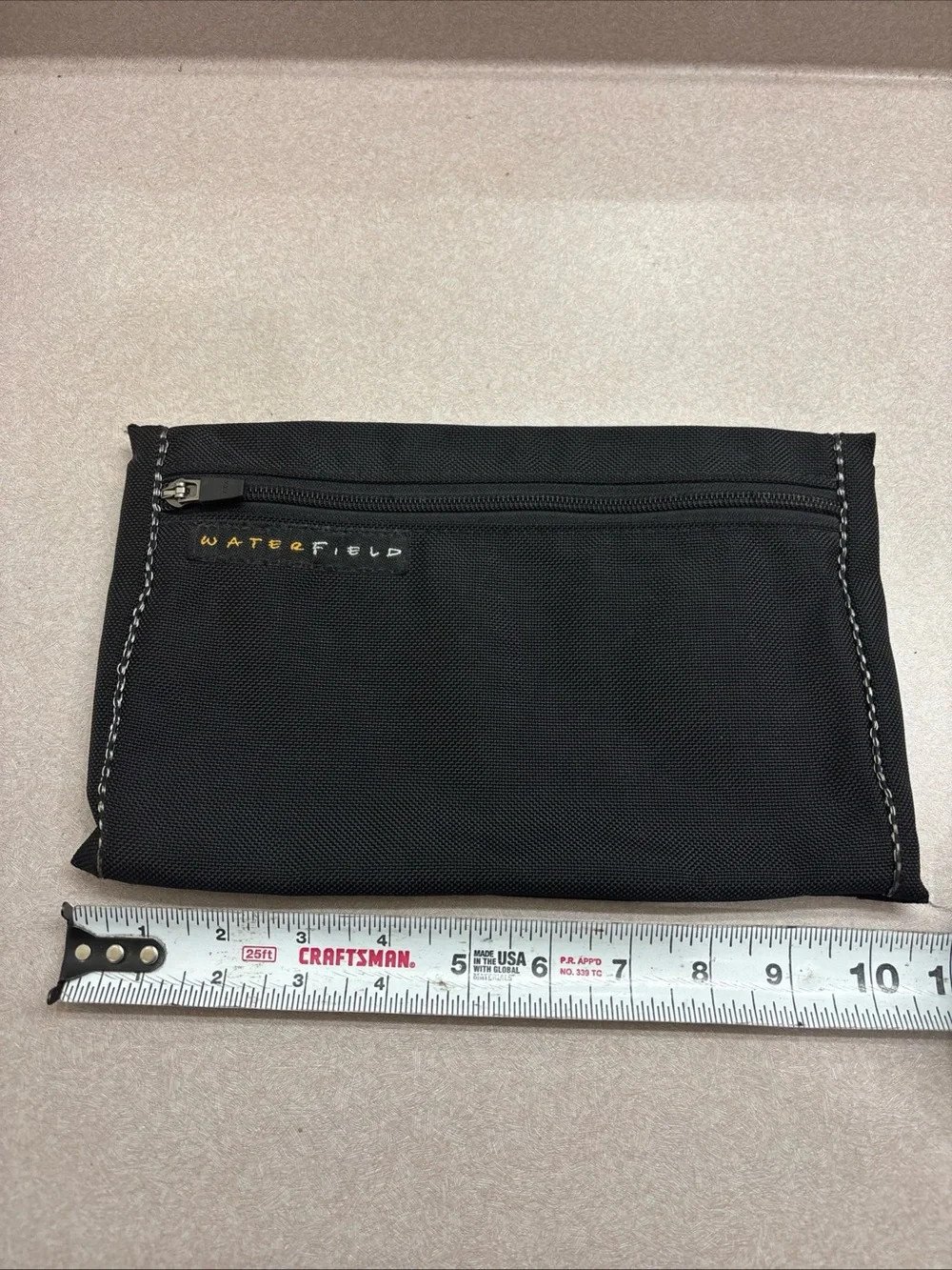 Waterfield Tech Guy Gear Pouch Organizer Ballistic Nylon Black USA Made Travel